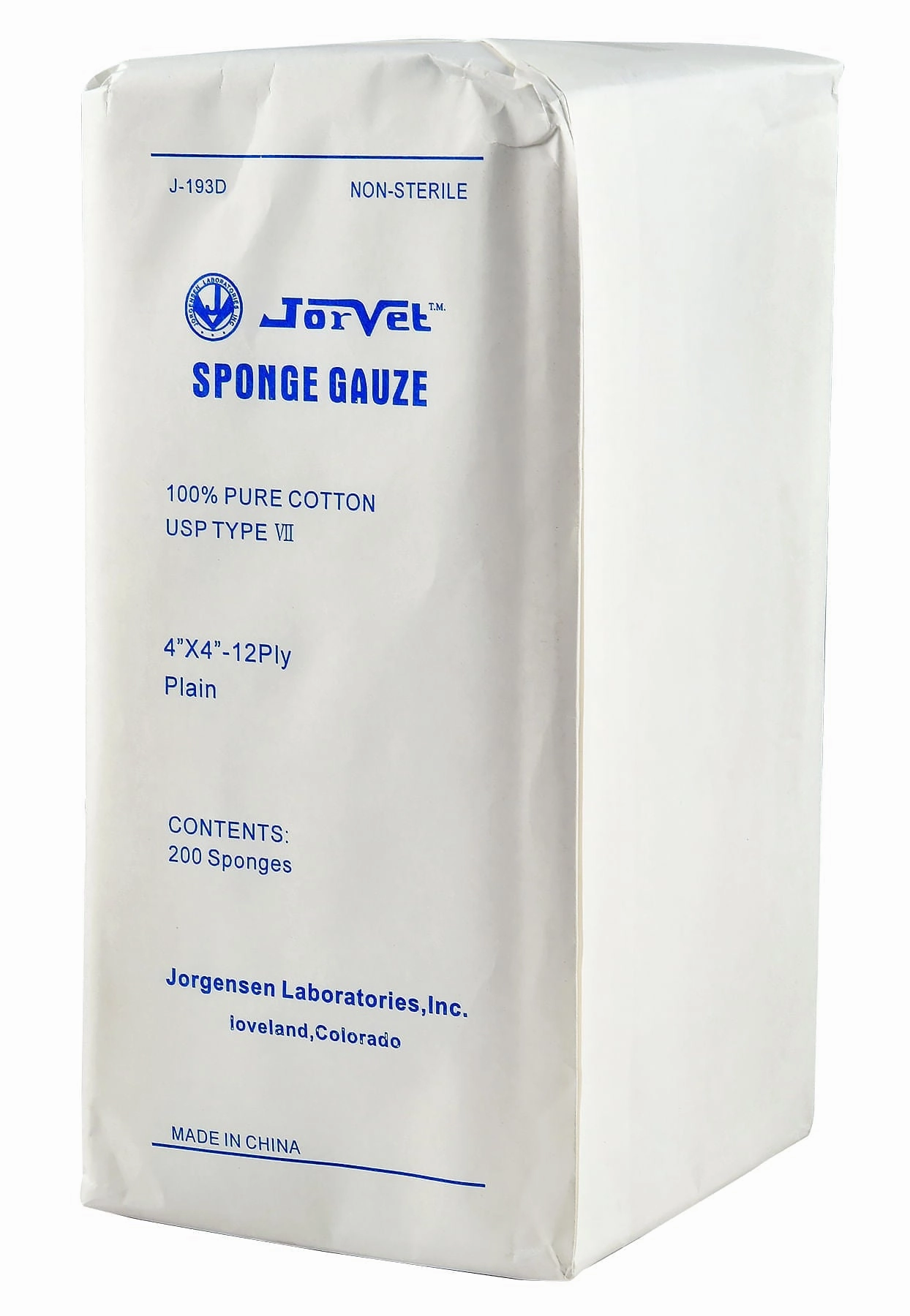 Gauze Dressing Sponges, 200 Pack