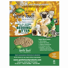 Gentle Touch Bedding/ Aspen Pellets, 40 lbs