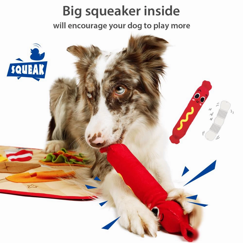 GiGwi Fast Food Party Snuffle Mat Interactive Dog Toy
