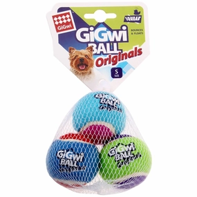 GiGwi Originals Ball Dog Toys 3-Pack (Small)