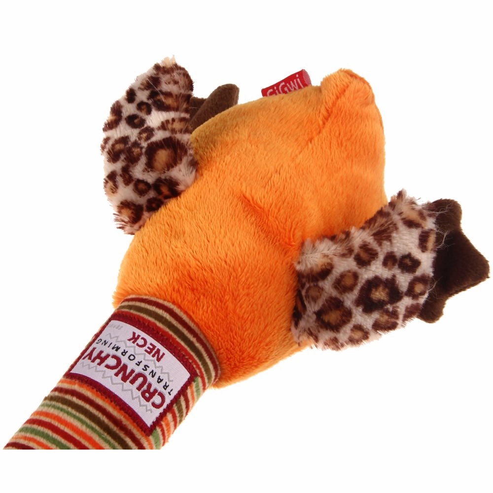 GiGwi Plush Friendz Crunchy Neck Dog Toy (Duck)