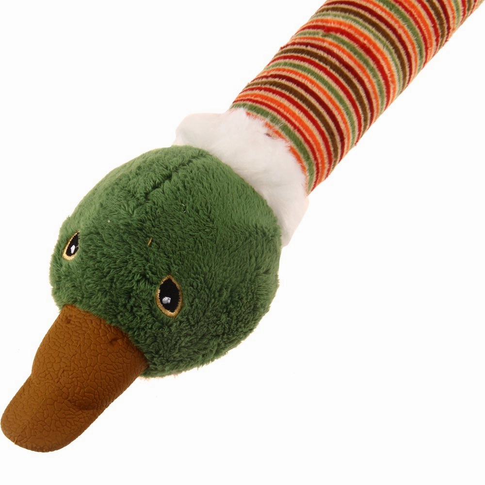 GiGwi Plush Friendz Crunchy Neck Dog Toy (Duck)