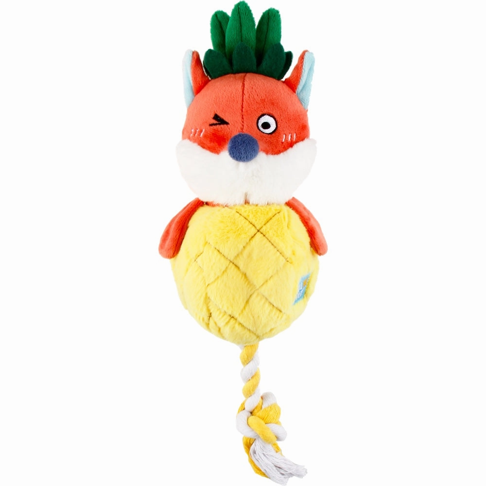 GiGwi Pull Me Out Interactive Plush Dog Toy (Fox)