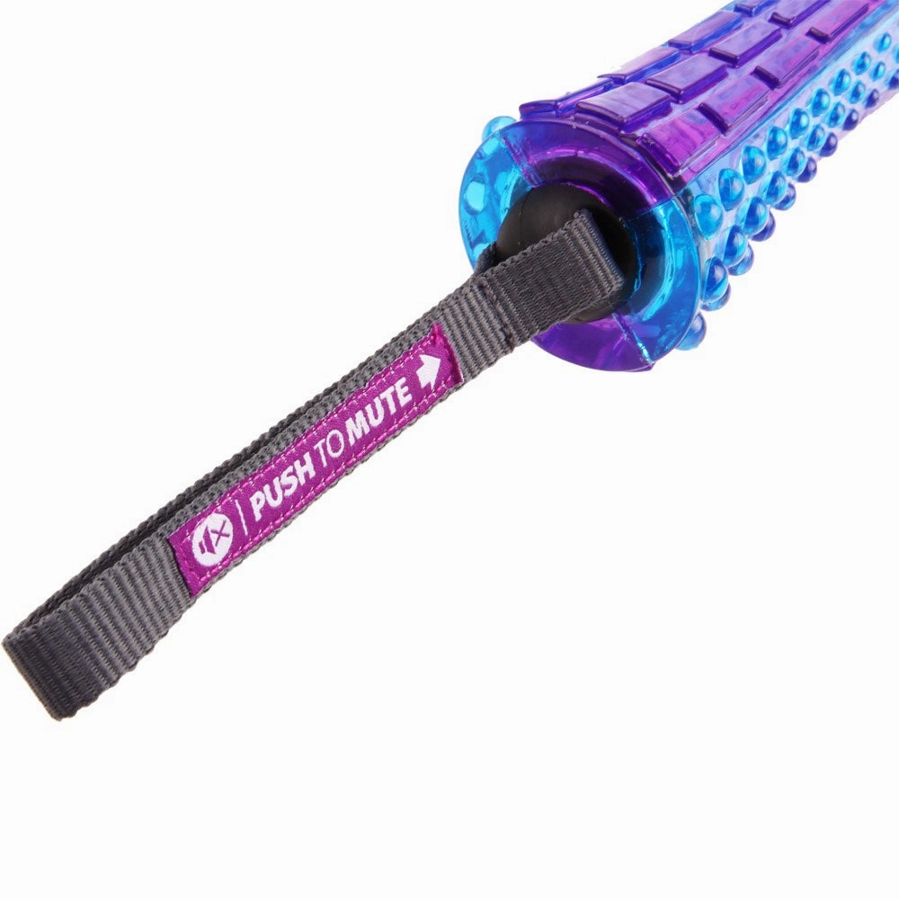 GiGwi Push To Mute Johnny Stick Dog Toy (Purple/Blue)