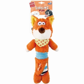 GiGwi Shaking Fun Plush Dog Toy (Fox)