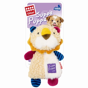 GiGwi Suppa Puppa Crinkly Plush Dog Toy (Lion)