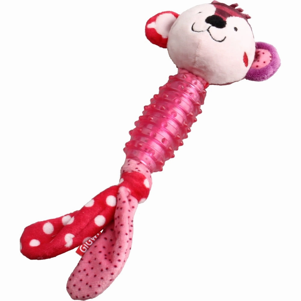GiGwi Suppa Puppa TPR & Plush Dog Toy (Monkey)