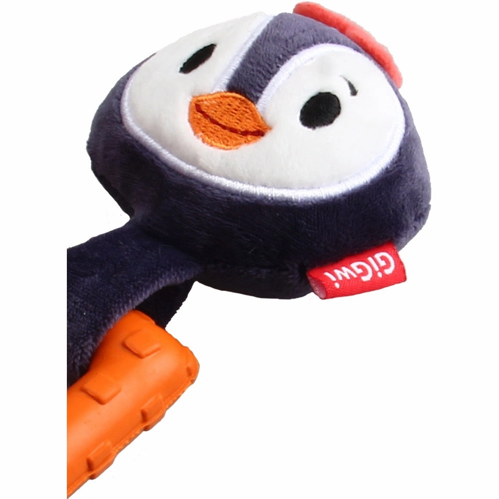 GiGwi Suppa Puppa TPR Ring Plush Dog Toy (Penguin)