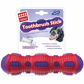 GiGwi Toothbrush Stick Rubber Dog Toy