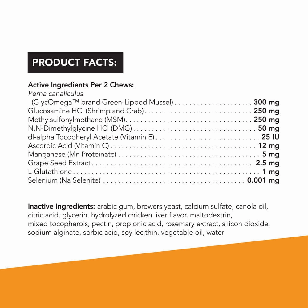 Glyco Flex 3 Joint Support for Cats, 60 Bite Sized Chews