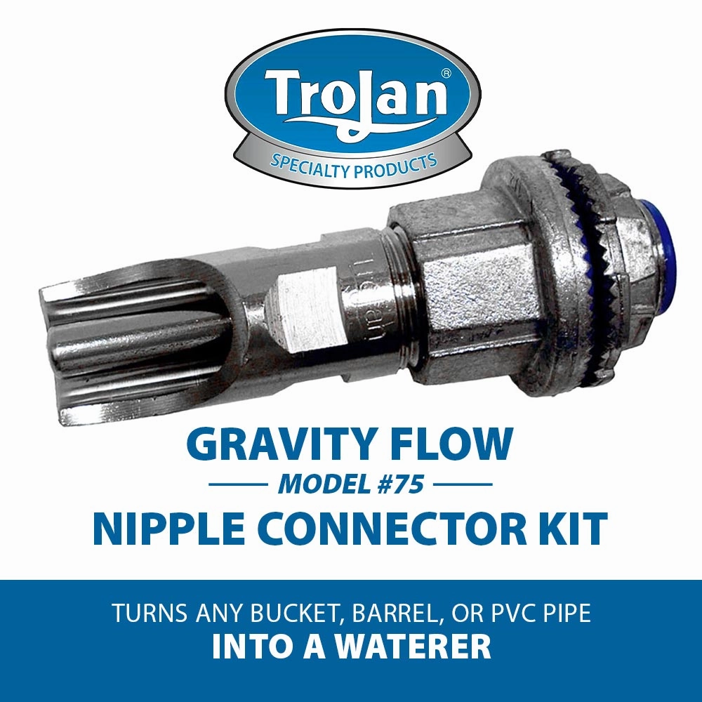 Gravity Flow Model 75 Nipple Connector Kit