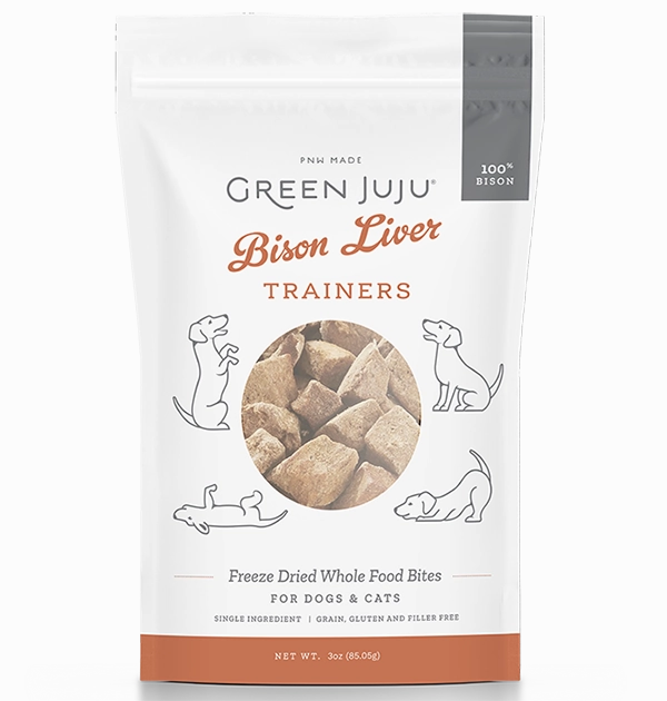 Green Juju Freeze-Dried Whole Food Bites Trainers - Bison Liver