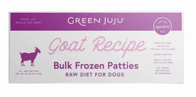 Green Juju Frozen Dog Food - Goat Recipe Patties 18lb Box