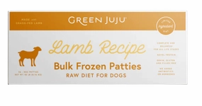 Green Juju Frozen Dog Food - Lamb Recipe Patties 18lb Box