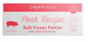 Green Juju Frozen Dog Food - Pork Recipe Patties 18lb Box