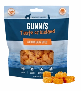 Gunni's Dog Treats Salmon Baby Bites 2.5oz Bag