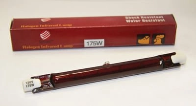 Halogen Infrared Heat Lamp and Bulbs (Sold Separately)