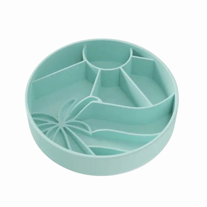 Happy Dingo Loco Coco Interactive Slow Feeder Bowl - Seafoam