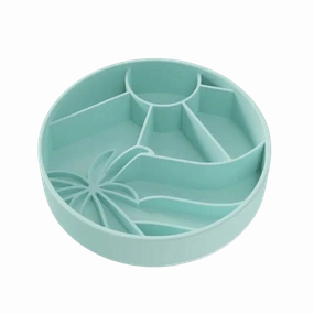 Happy Dingo Loco Coco Interactive Slow Feeder Bowl - Seafoam