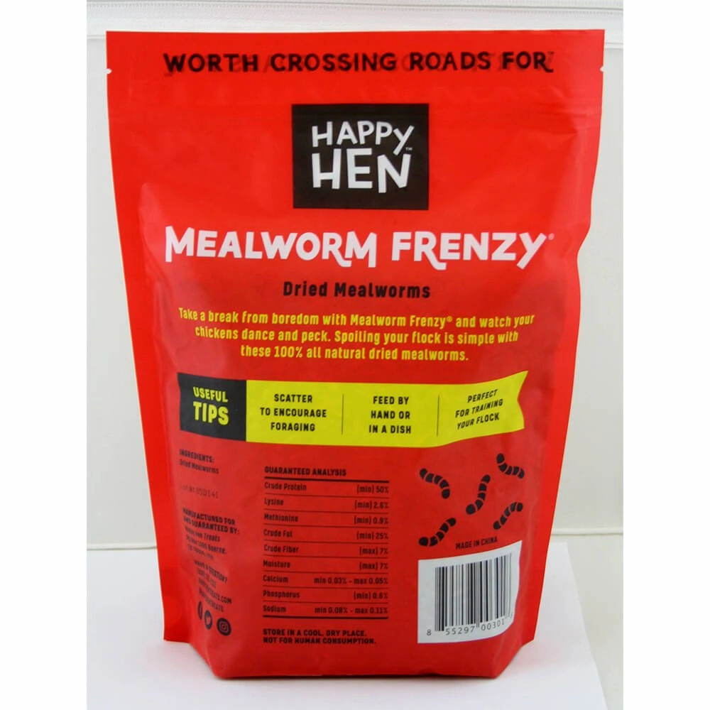 Happy Hen Treats MealWorm Frenzy for Chickens