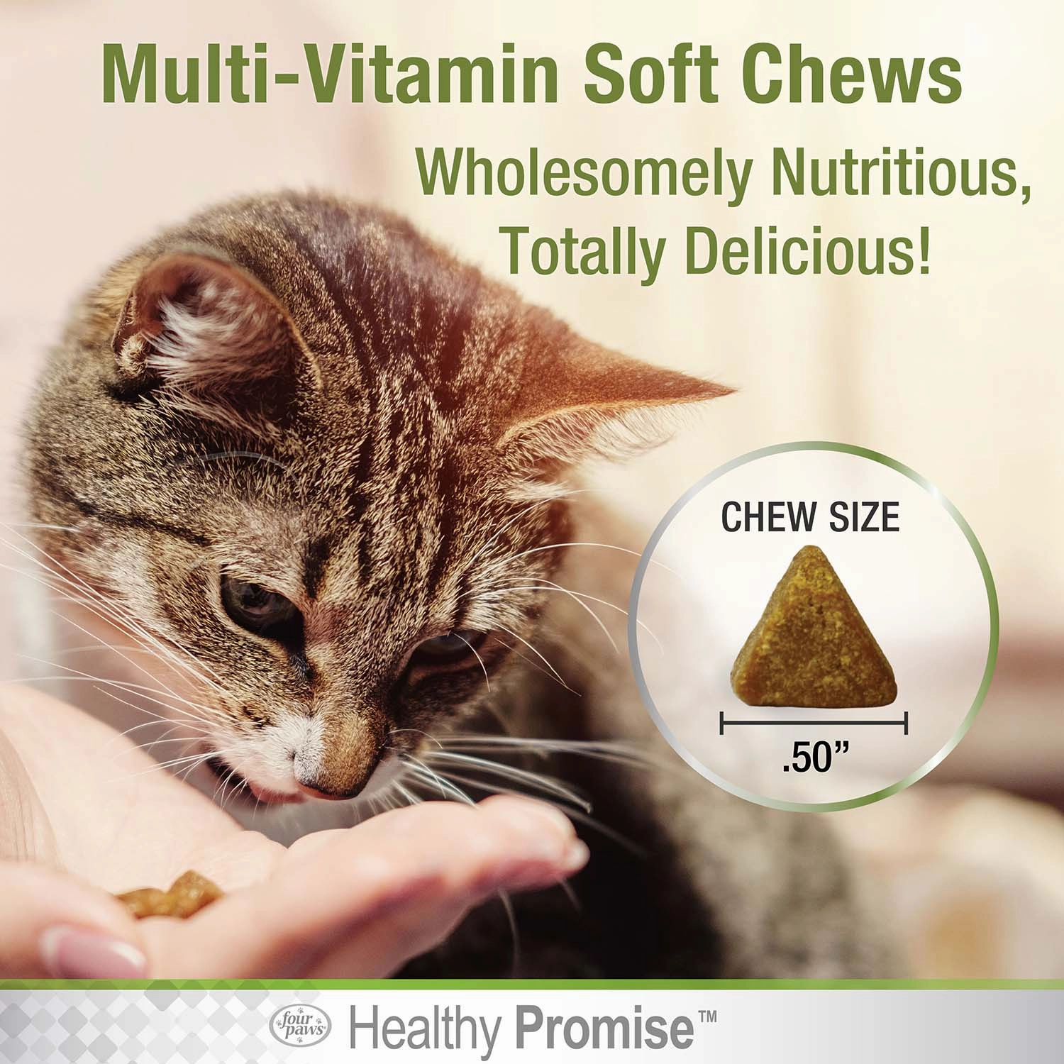 Healthy Promise Multi-Vitamins For Cats, Savory Chicken, 120 ct