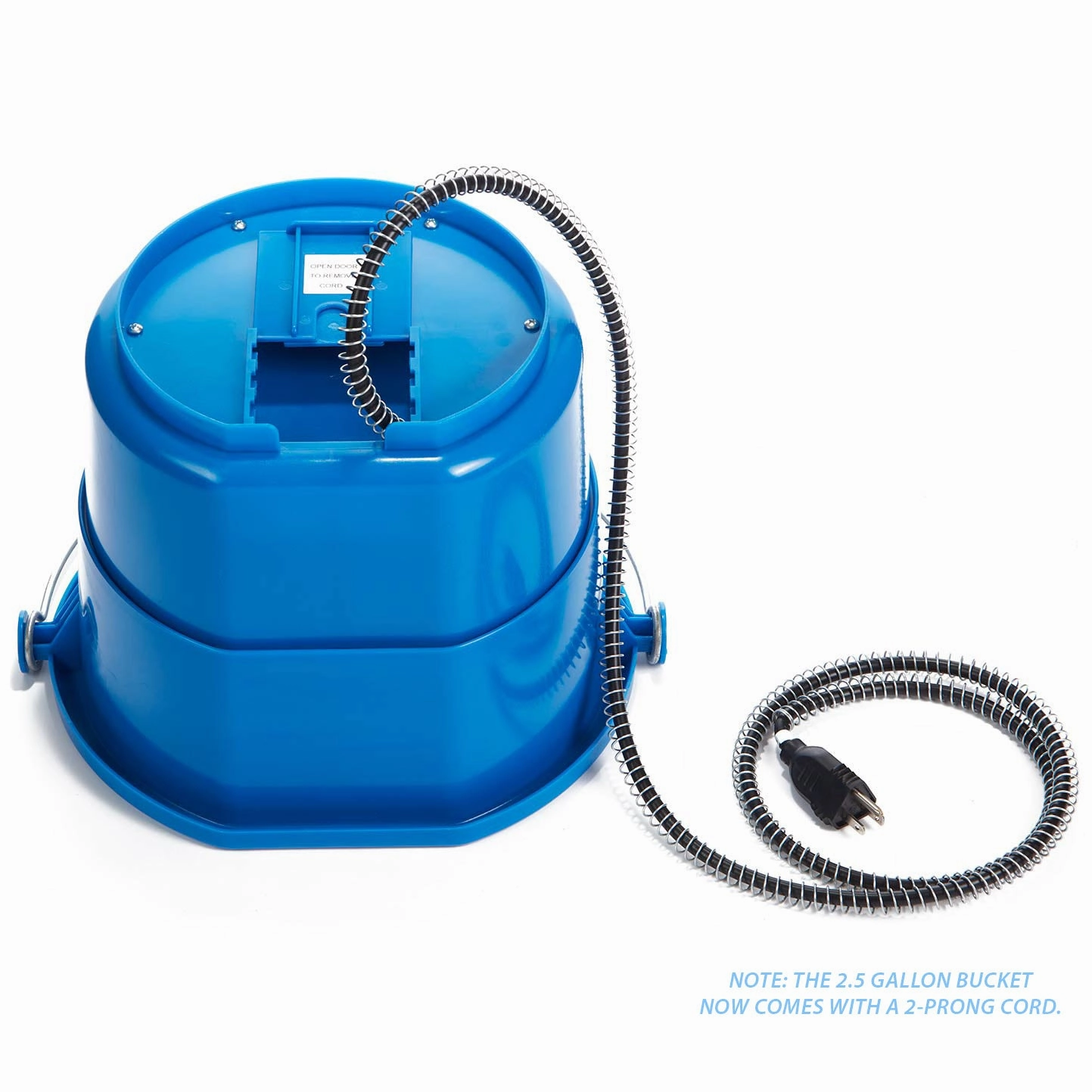Heated Flat Back Bucket with Built-in Thermostat