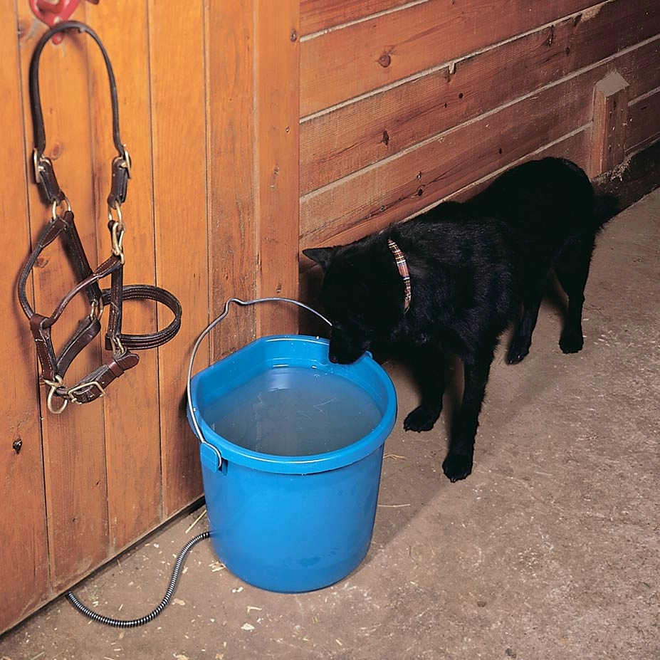 Heated Flat Back Bucket with Built-in Thermostat