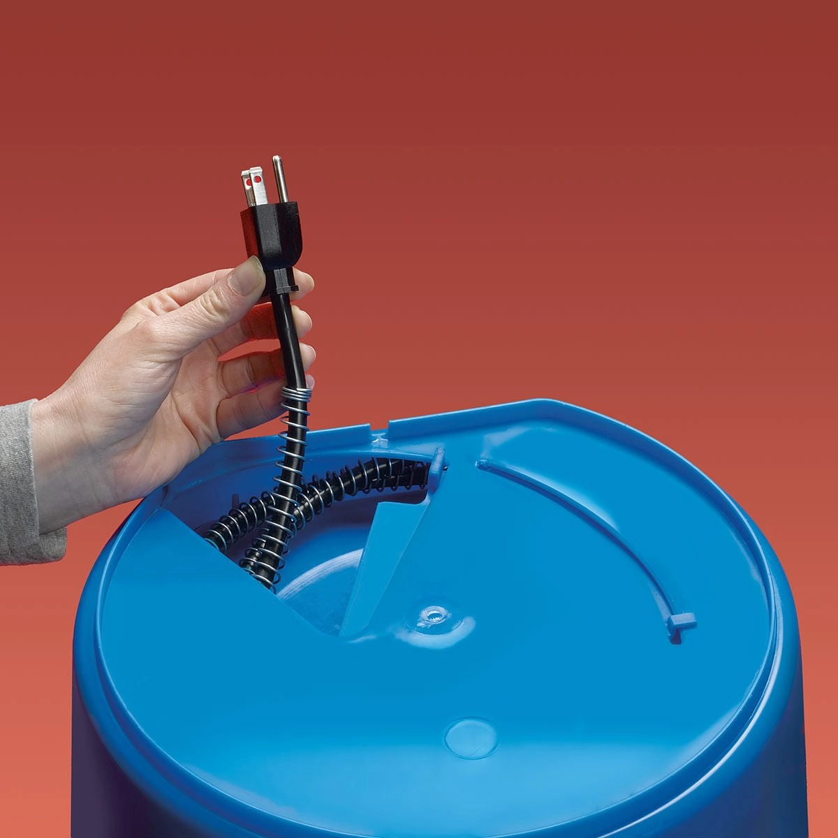Heated Flat Back Bucket with Built-in Thermostat