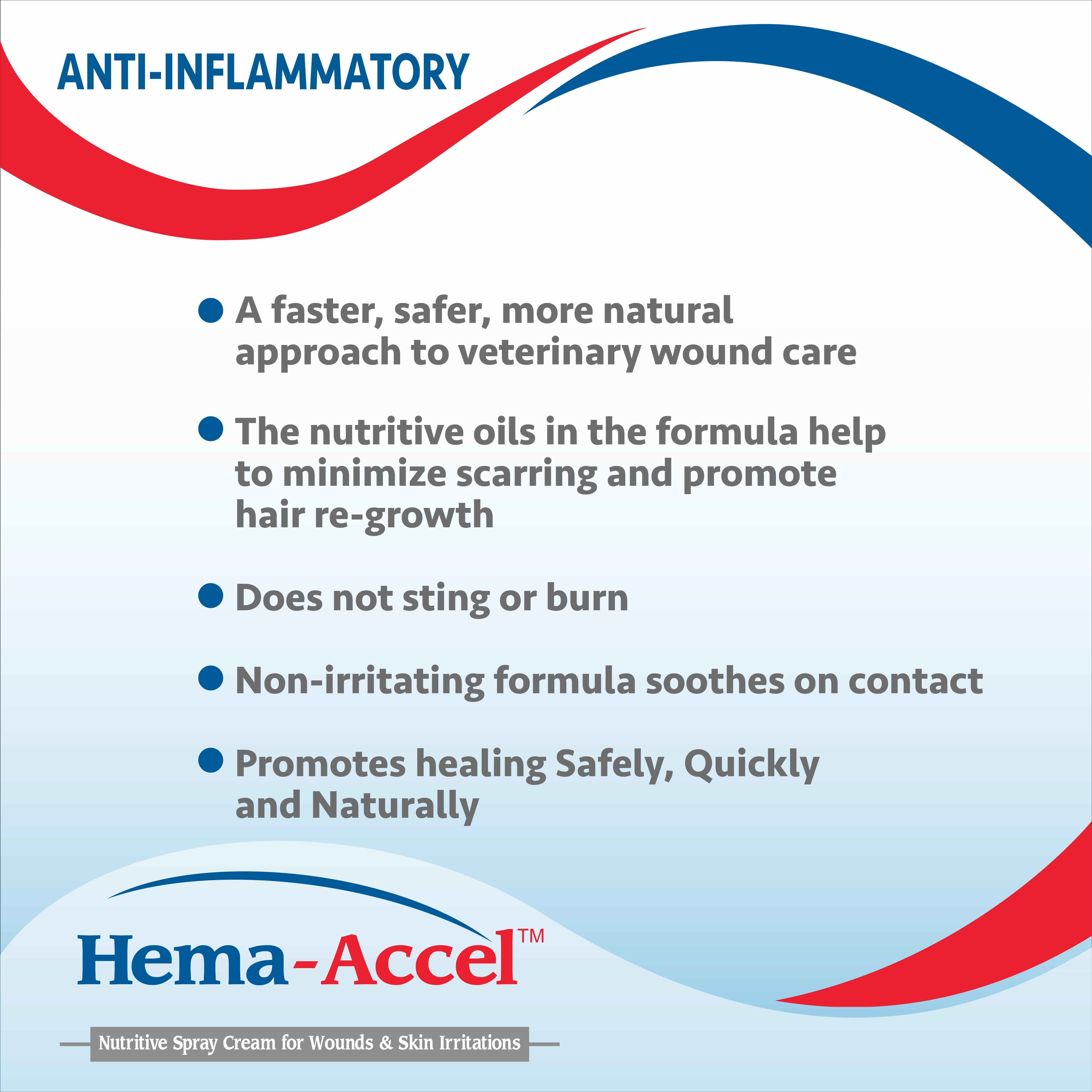 Hema-Accel Canine All Natural Wound Care Spray, 4 oz