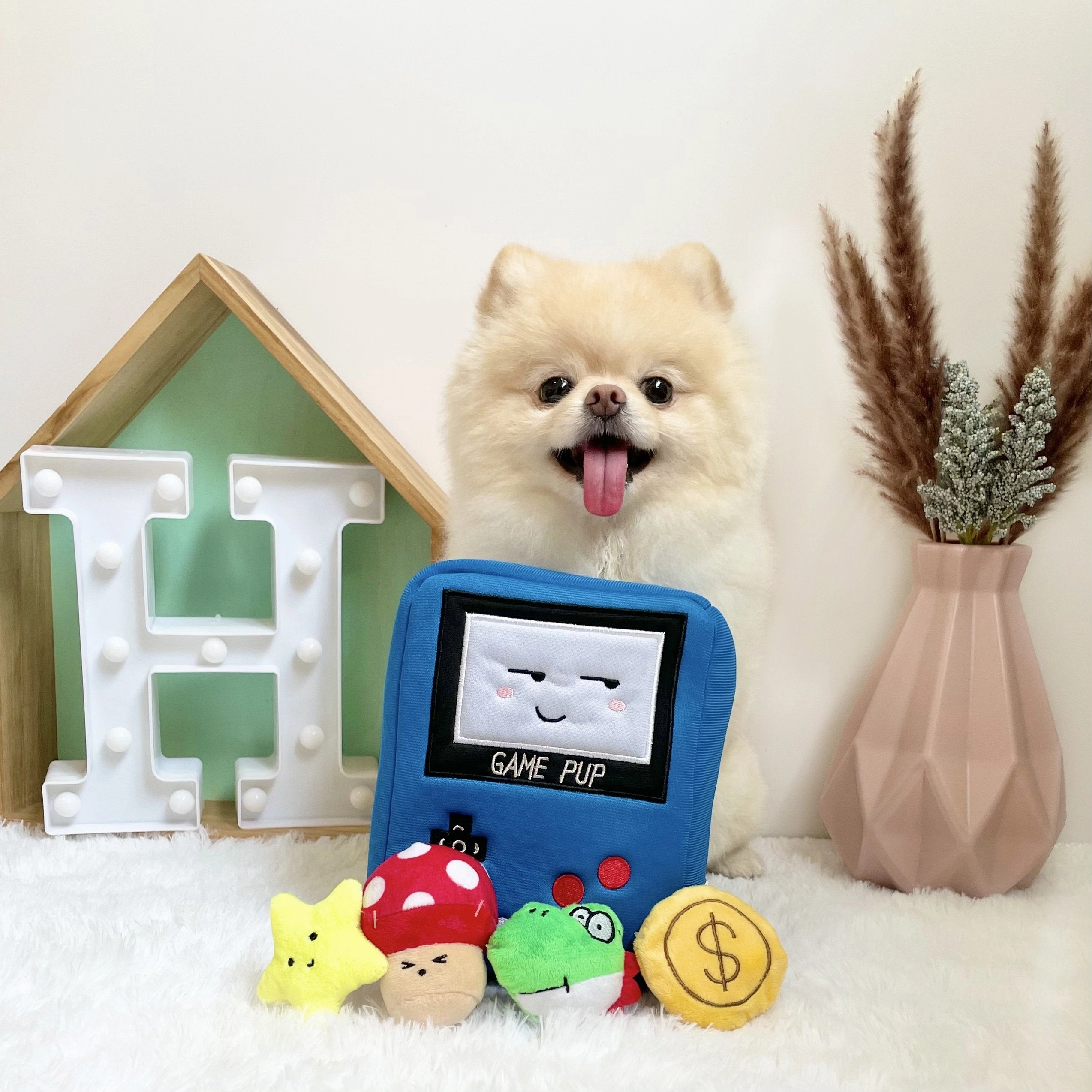 Hey Cuzzies Hide N Seek Game Pup Interactive Dog Toy