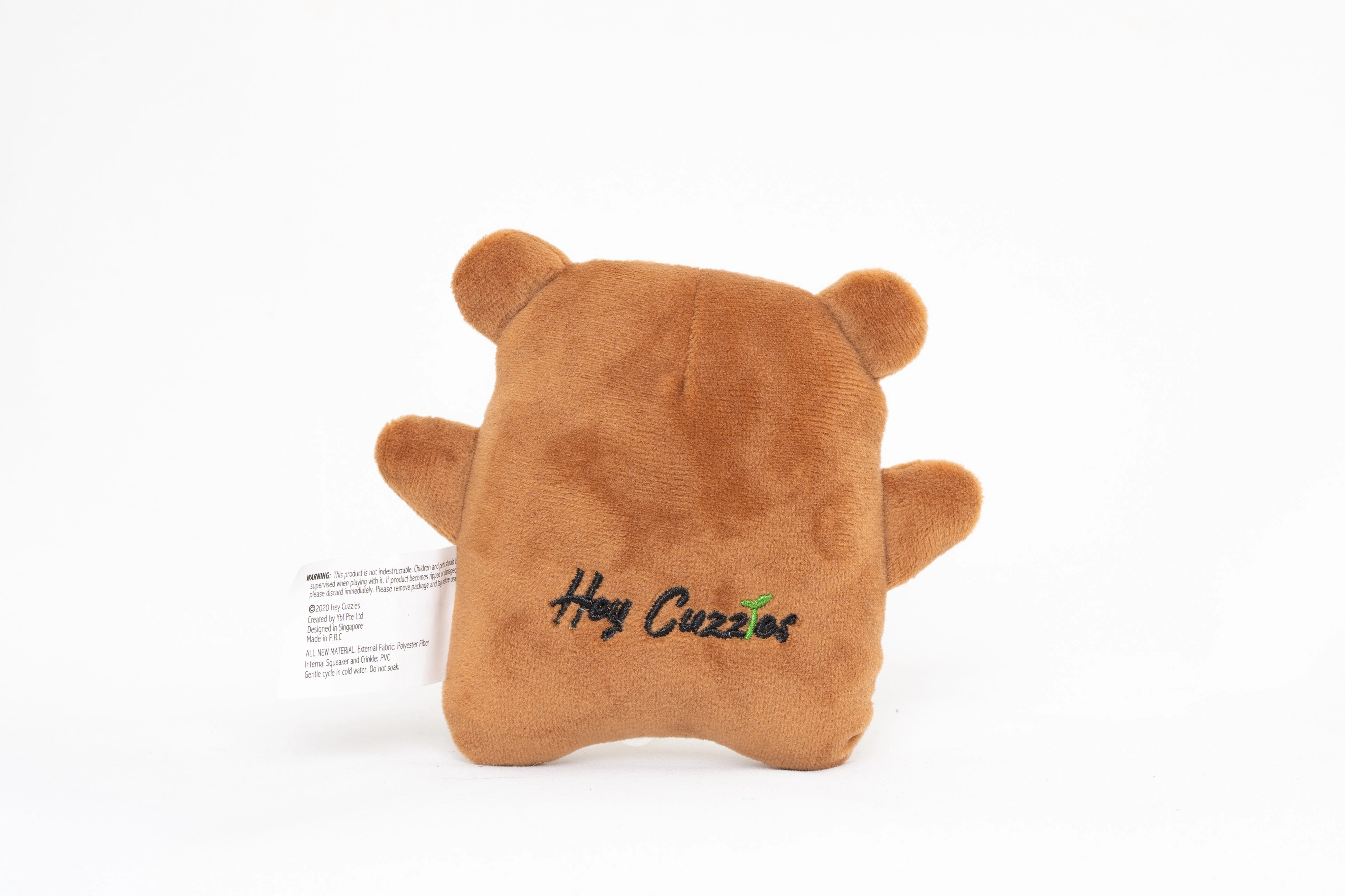 Hey Cuzzies Mini Frenz Wendy the Brown Bear Dog Toy