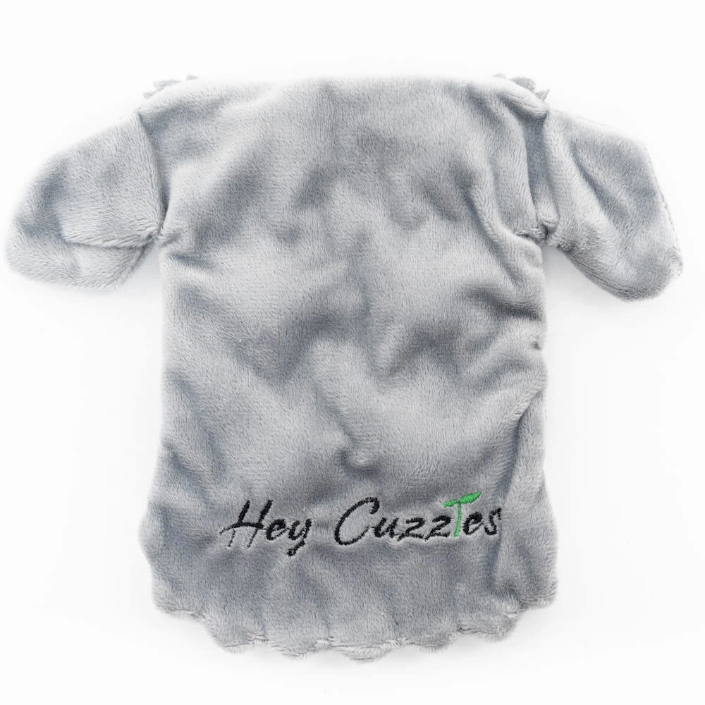 Hey Cuzzies No-Stuffing Schnauzer Plush Dog Toy