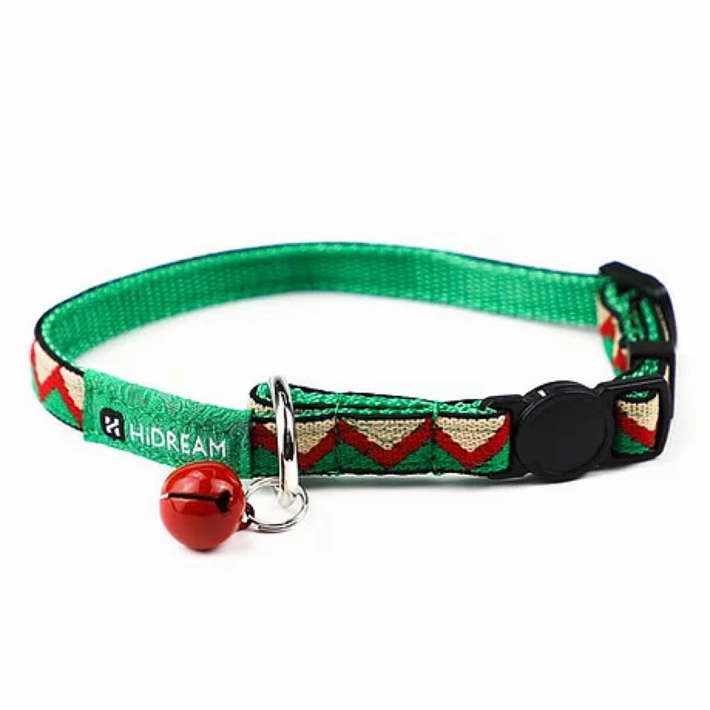 HiDREAM Rainbow Adjustable Cat Collar (Green)