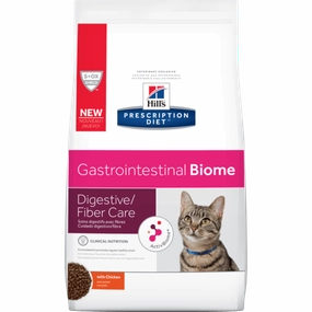 Hill's Prescription Diet Gastrointestinal Biome Digestive/Fiber Care with Chicken Dry Cat Food