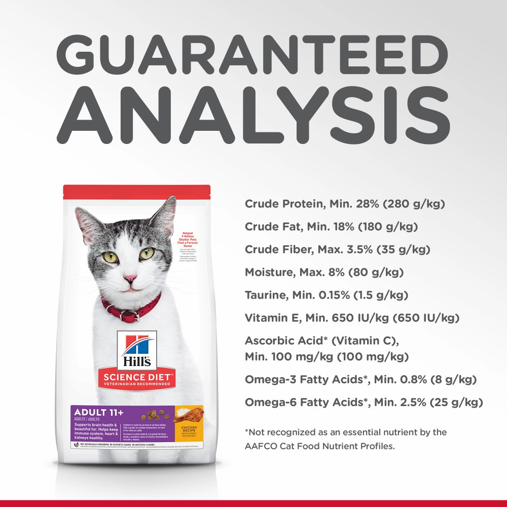 Hill's Science Diet Adult 11  Chicken Recipe Dry Cat Food