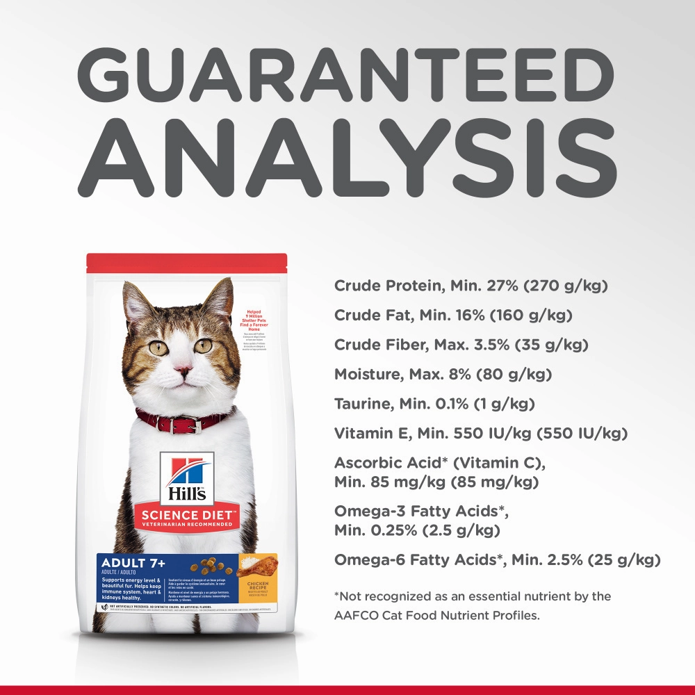 Hill's Science Diet Adult 7  Chicken Recipe Dry Cat Food