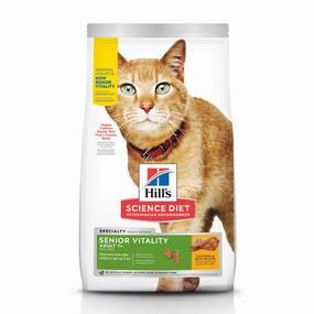 Hill's Science Diet Adult 7  Senior Vitality Chicken & Rice Recipe Dry Cat Food