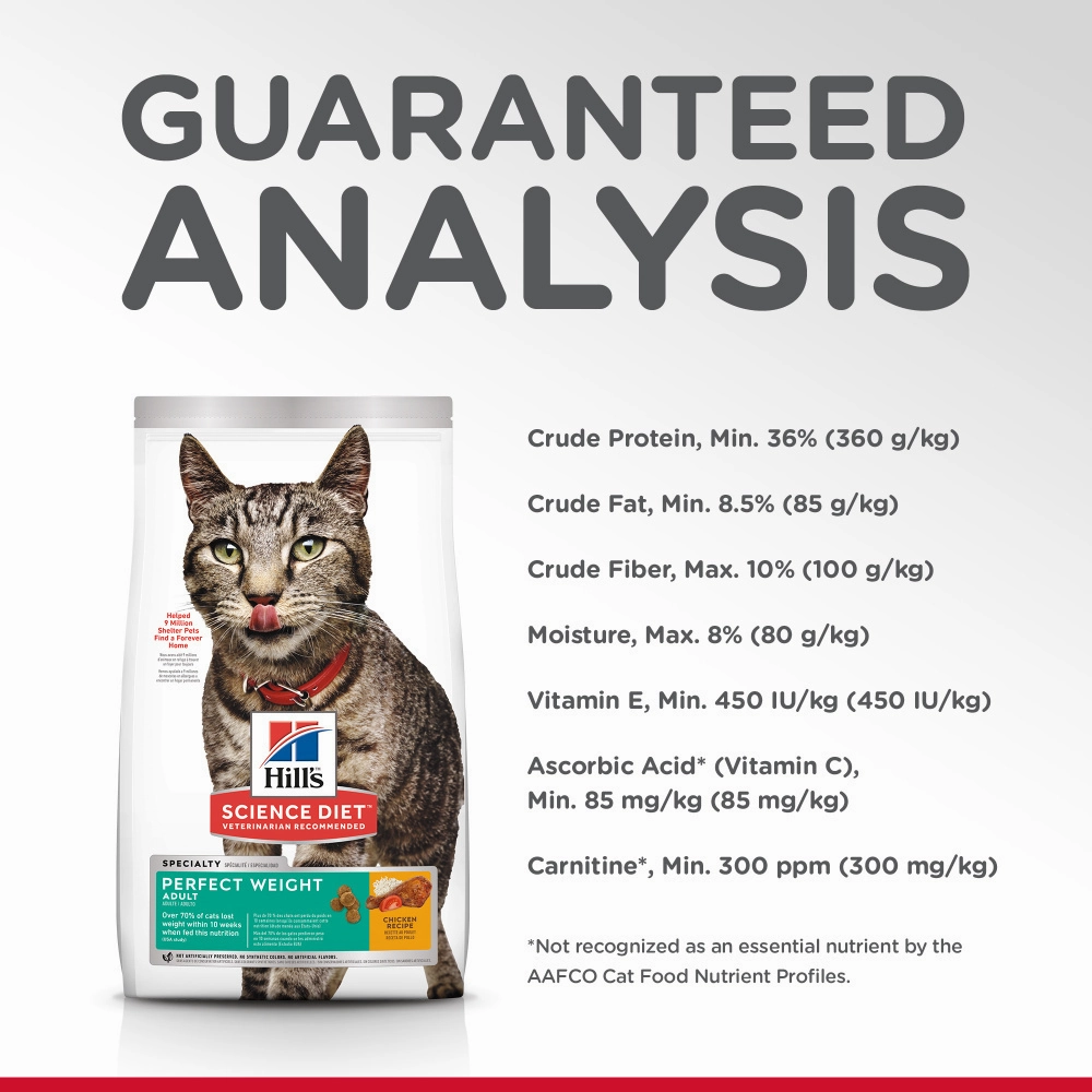 Hill's Science Diet Adult Perfect Weight Chicken Recipe Dry Cat Food