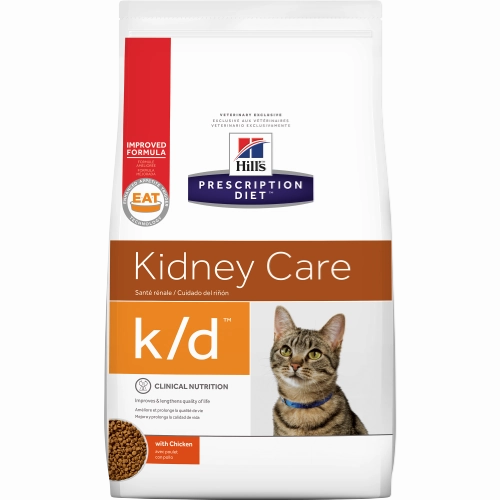 Hills Prescription Diet K/D Chicken Dry Cat Food
