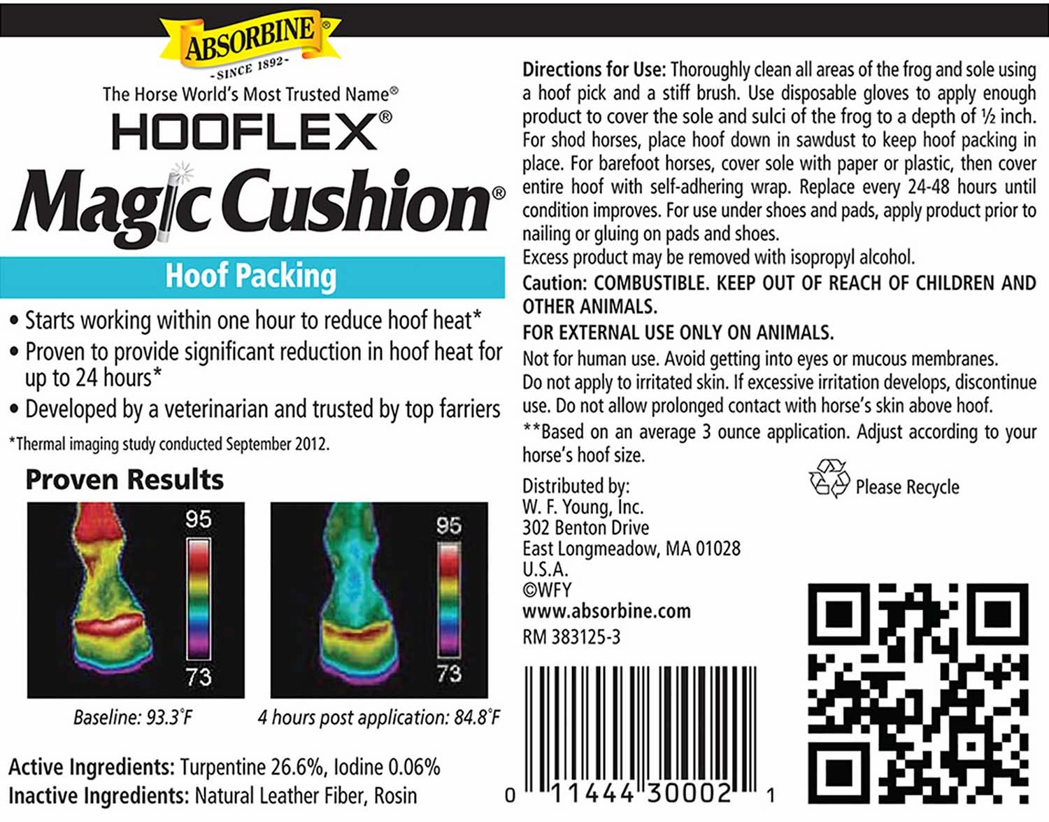 Hooflex Magic Cushion Hoof Packing for Horses