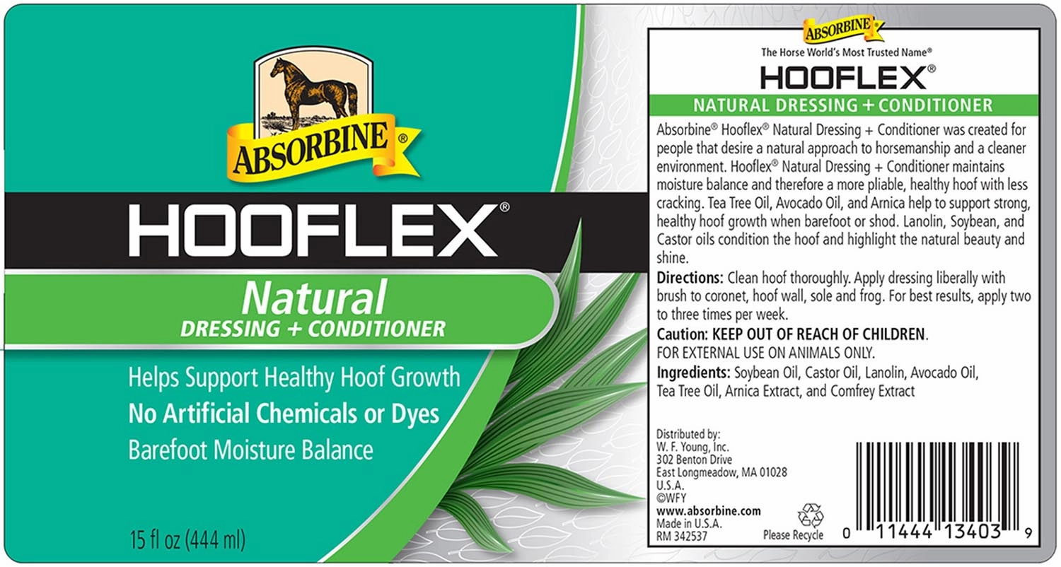 Hooflex Natural, 15 oz With Brush