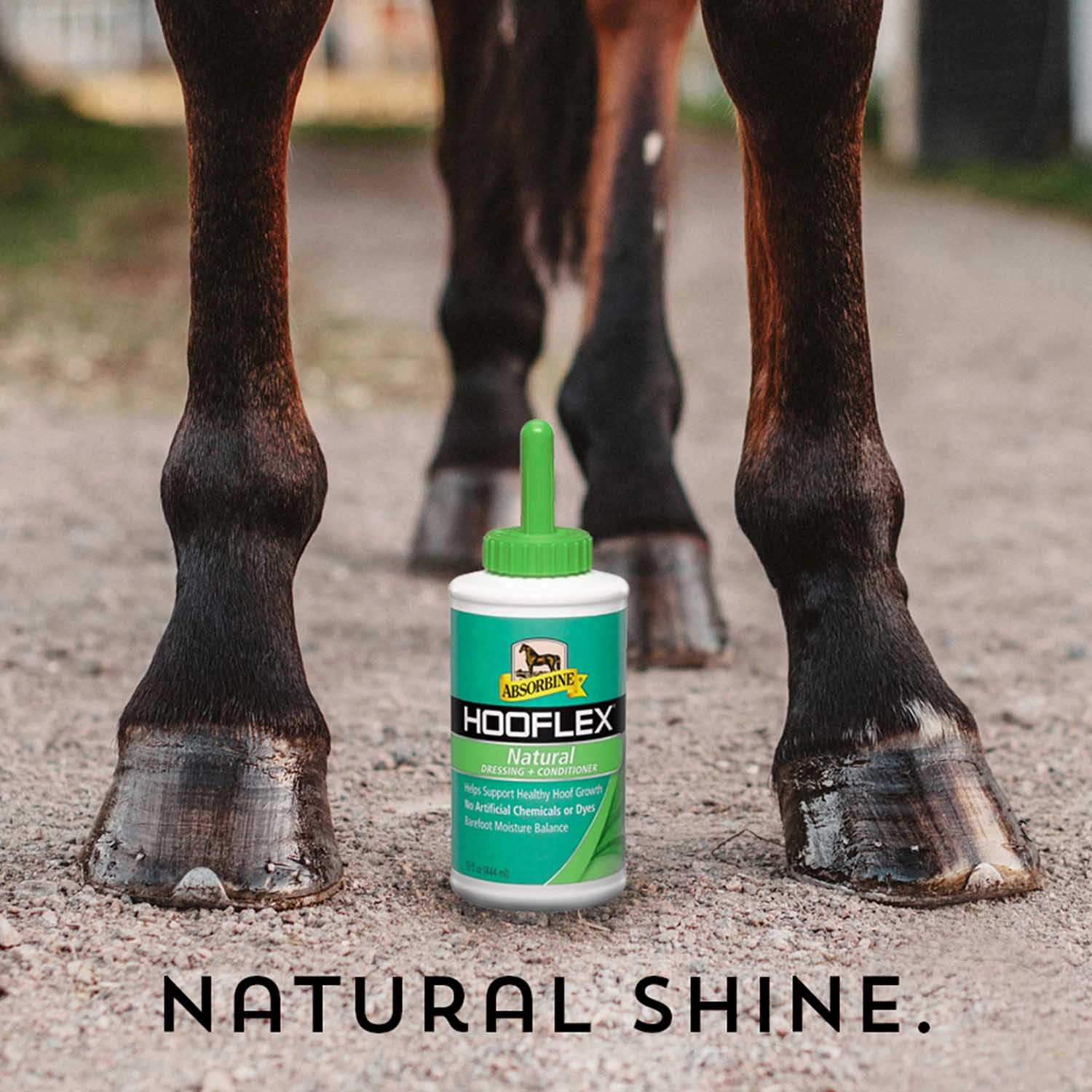 Hooflex Natural, 15 oz With Brush