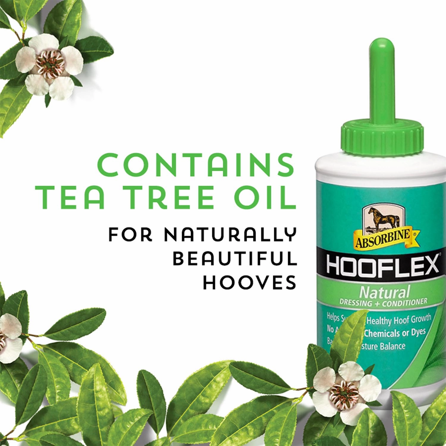 Hooflex Natural, 15 oz With Brush