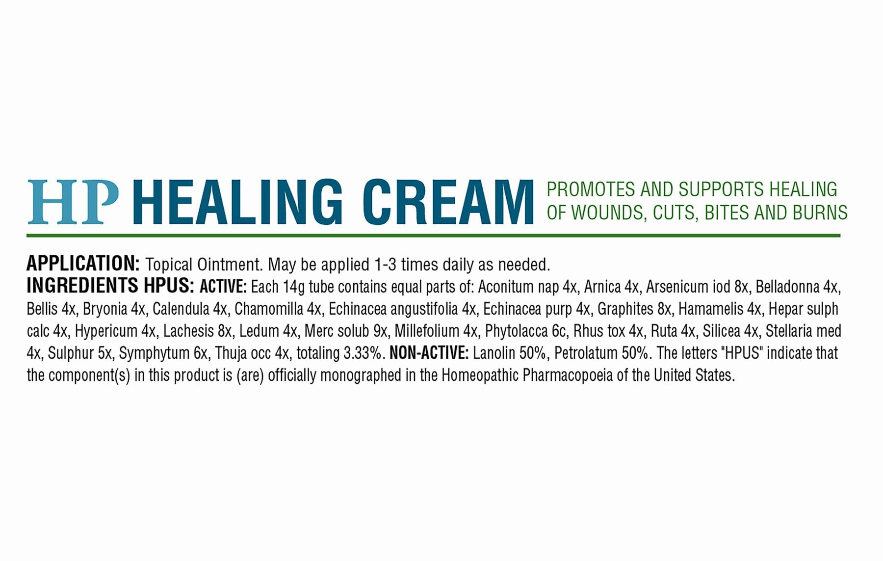 HP Healing Cream, 14 g
