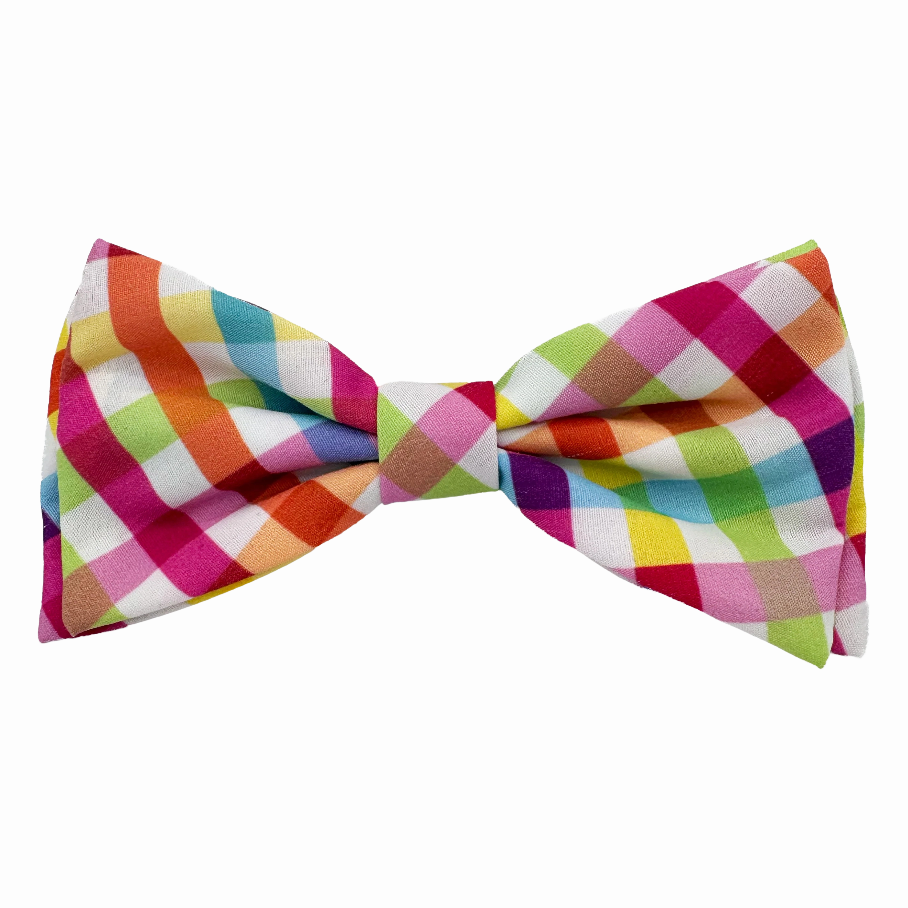 Huxley & Kent Yellow Orange Check Bow Tie -