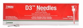 Ideal D3 Detectable Needles, Box of 100