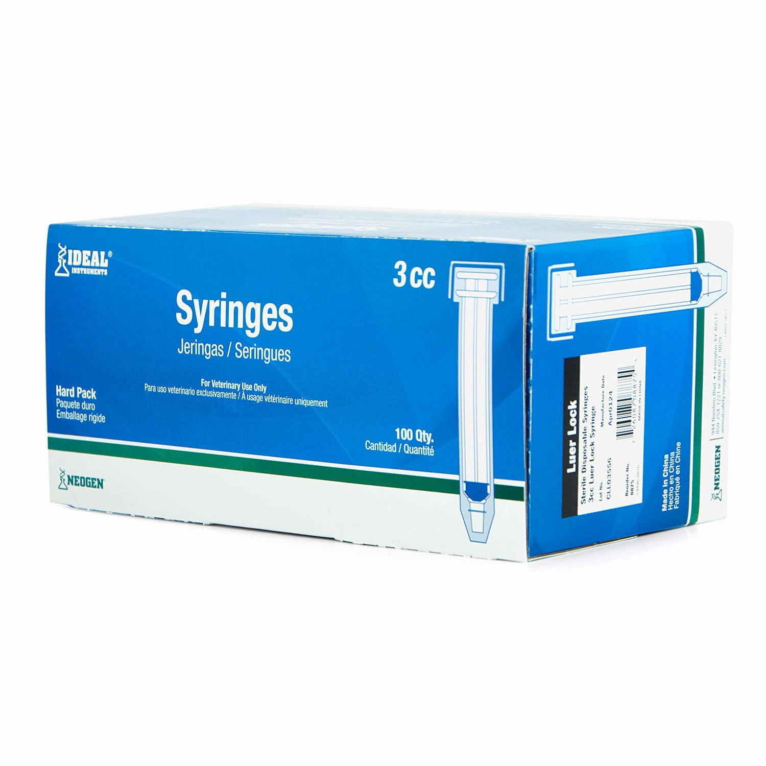 Ideal Luer Lock Syringes, Boxes