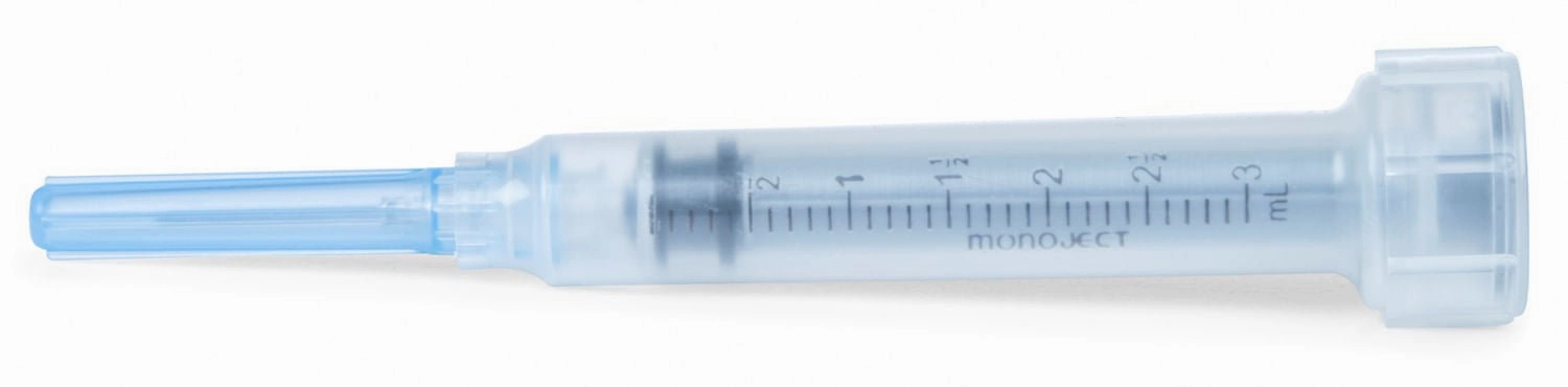 Ideal Luer Slip Syringe/Needle Combo, Box of 100