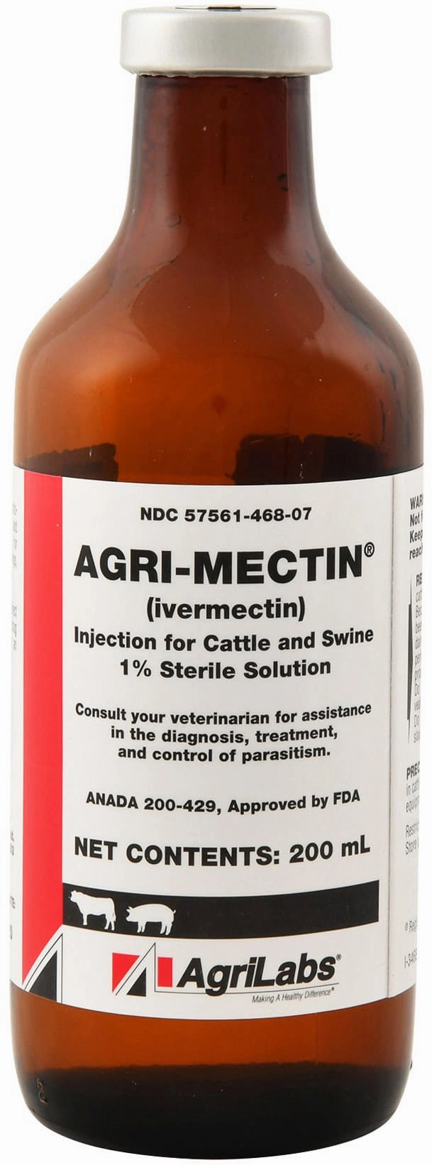 Injectable Ivermectin Cattle & Swine Dewormer