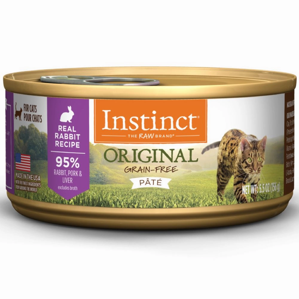 Instinct Original Rabbit Pate Grain-Free Canned Cat Food